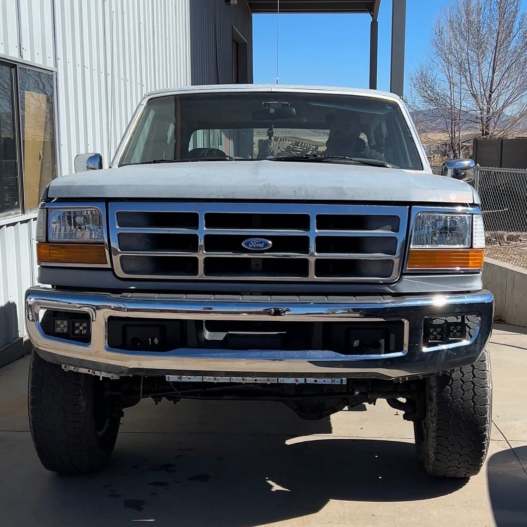 Tabs & 2017-22 SD HD Bumper Conversion Brackets (for tow hooks)