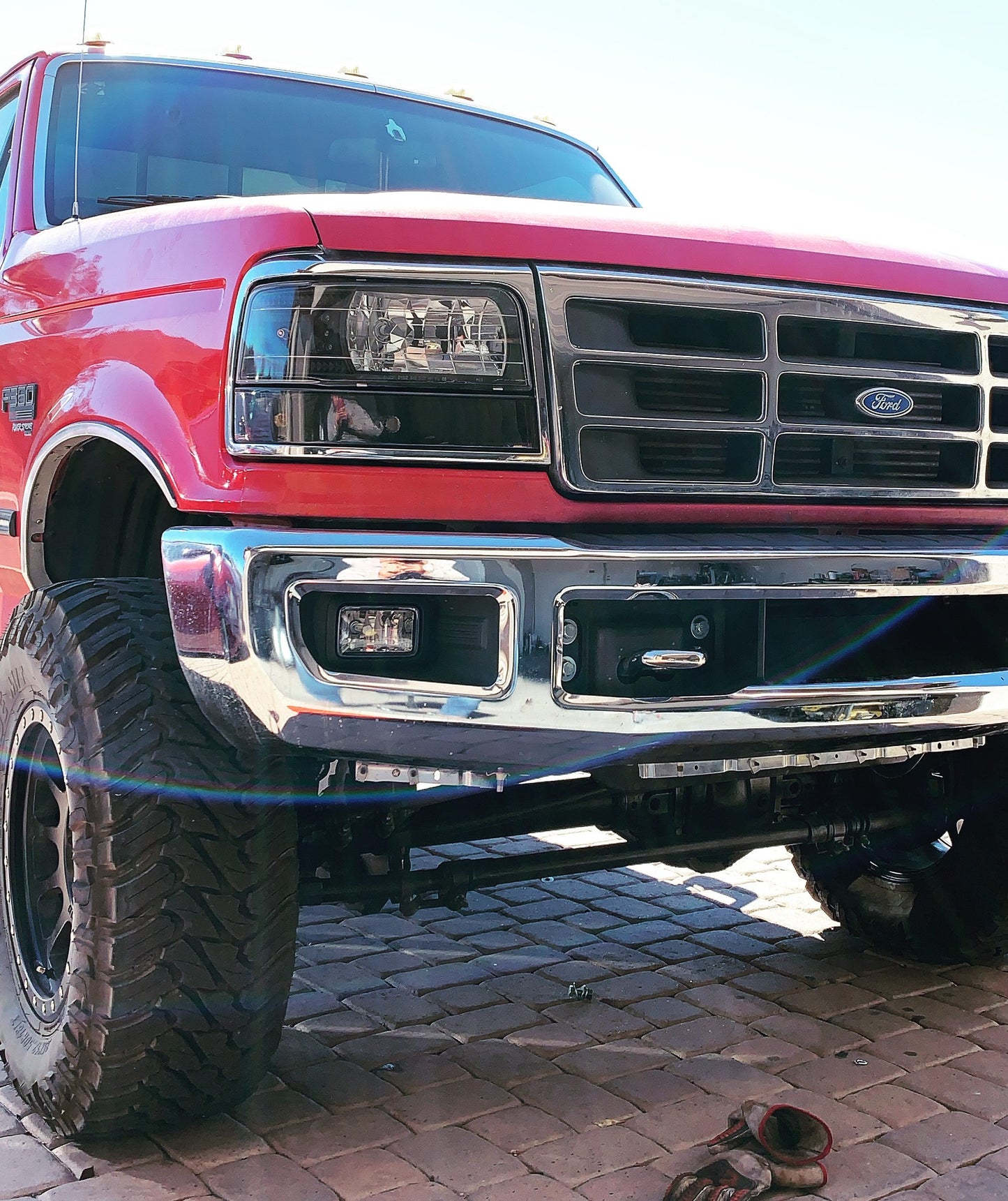 2017-2022 Super Duty HD Bumper Conversion Brackets (for tow hooks)